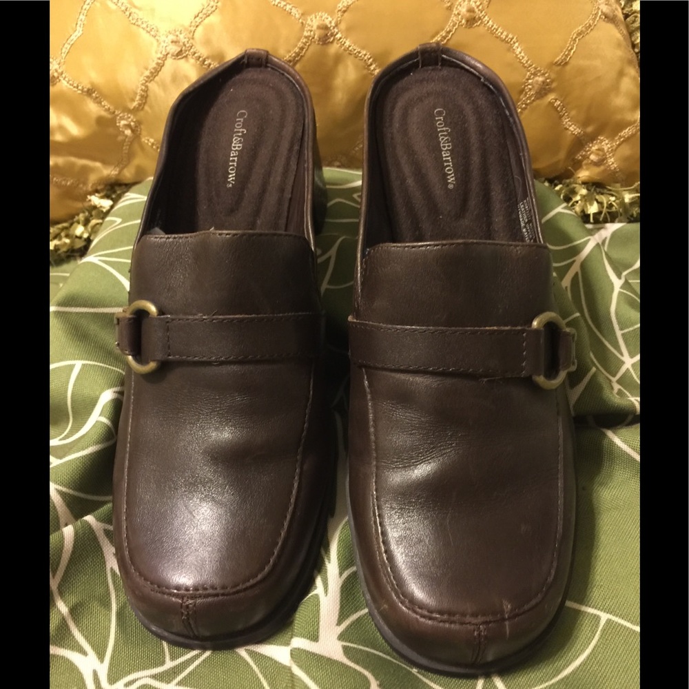 Craft & Barrow Brown Leather Ladies Shoe Sz6